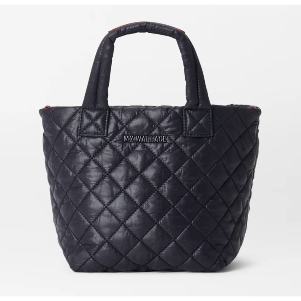 MZ Wallace Black Micro Metro Tote Deluxe